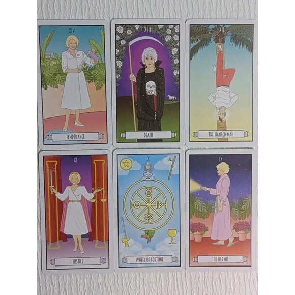 NEW The Golden Girls Tarot Cards Deck Set Metaphysical 80's 90's Retro oracle - Picture 3 of 5